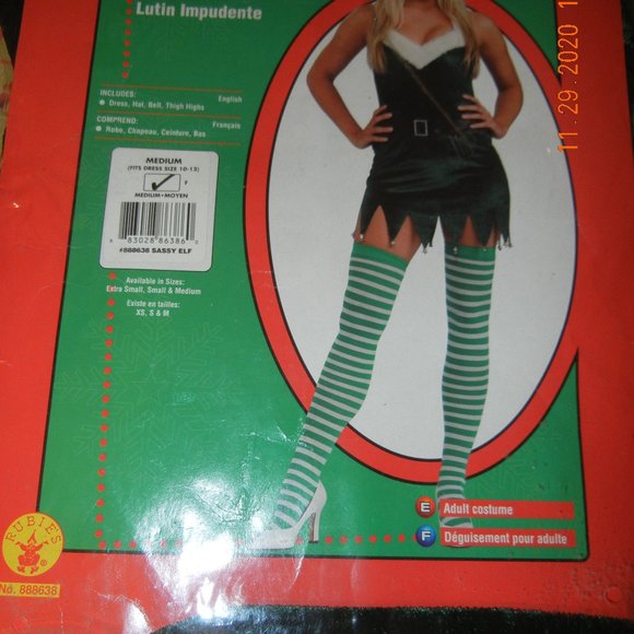 Rubie's Other - NIP Holiday Cosplay Costume Intimate Outfit sz M